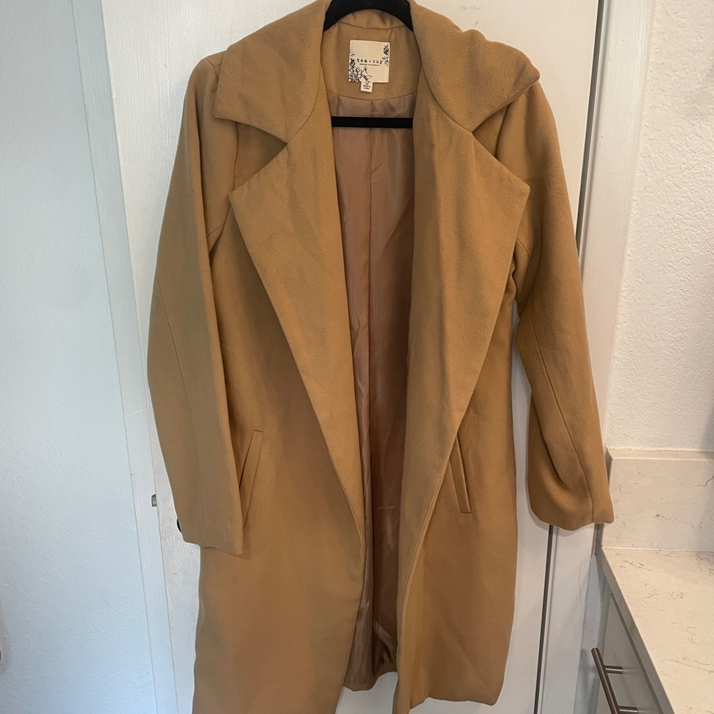 Tea n Cup Classic Tan Trench Coat
